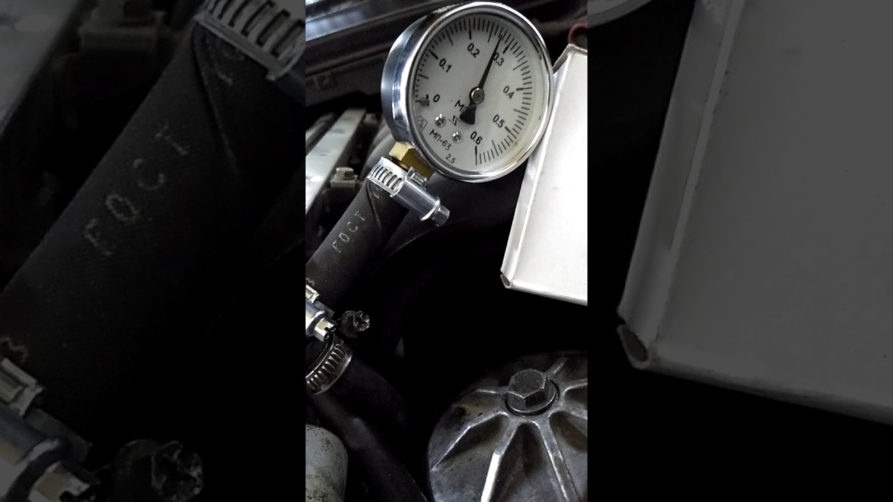 Проверка давления топлива м50б20