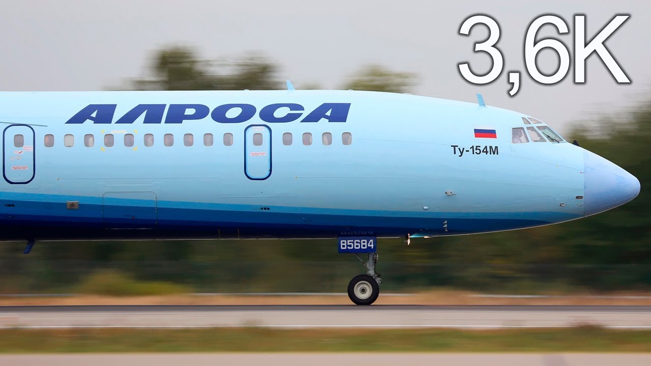 ✈Ту-154 RA-85684 - Жив курилка! . Аэропорт Домодедово 2017