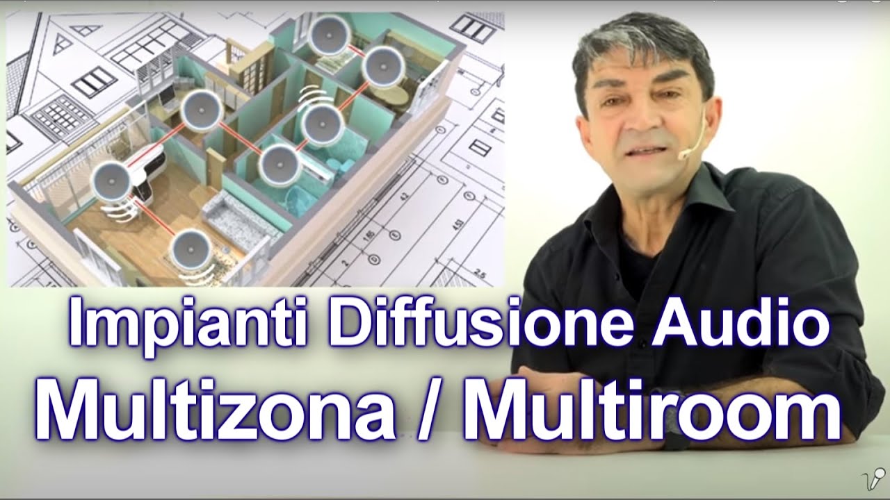 Impianti Diffusione Sonora Multiroom o Multizona.Gli amplificatori in tensione 100v a zone separate.
