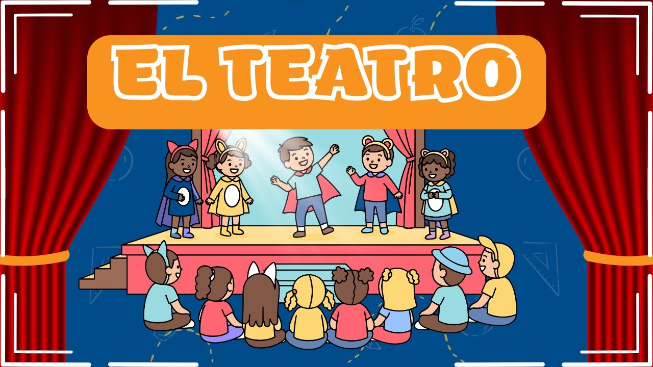 ¿Qué es el TEATRO? 🎭 Explicación divertida para niños | Aprende jugando #educativa #primaria