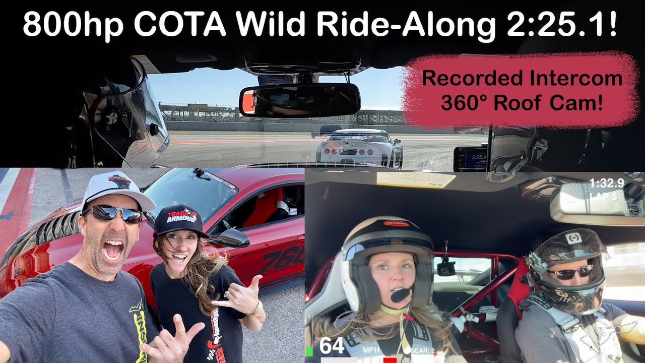 2020 Shelby GT500 COTA: захватывающая езда с камерой на крыше на 360°!