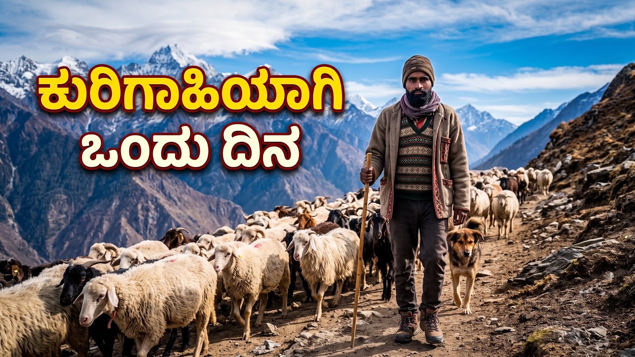 ಕುರಿಗಾಹಿಯಾಗಿ ಒಂದು ದಿನ | I become Shepherd in Himalaya for one day | Kanyakumari to Capetown ride
