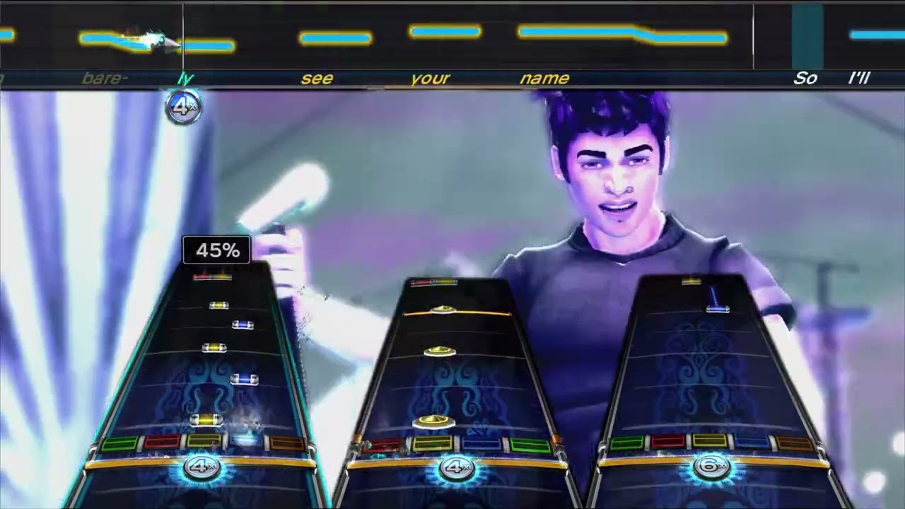 Bulletproof Love - Pierce The Veil RB3 Custom Chart Preview (60FPS)