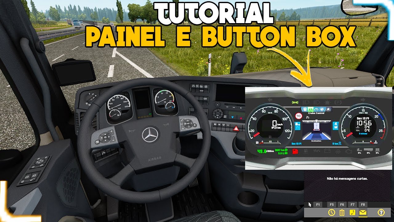 Como Montar Seu Dashboard e Button Box Digitais - Euro Truck Simulator 2