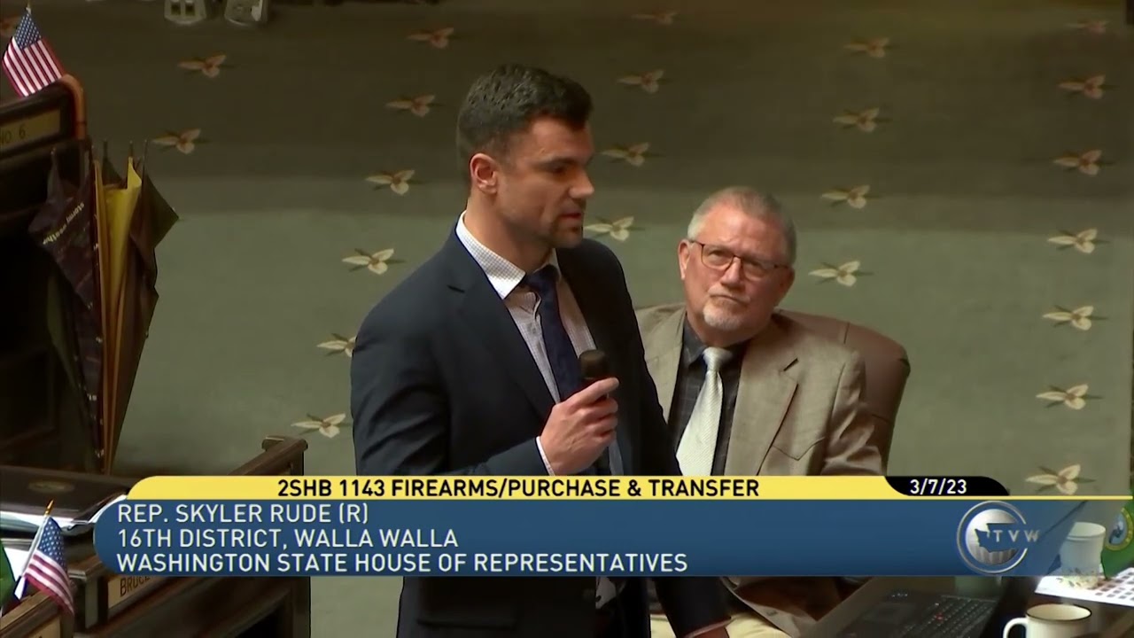 Rep. Skyler Rude speaks in opposition to firearms legislation - House Bill 1143