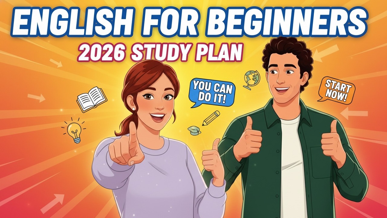How to Learn English in 2026 | A Simple Study Plan | For Beginners