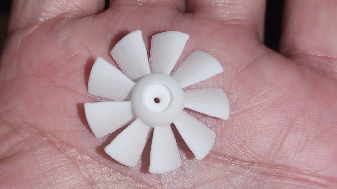First test 3d printed propeller VTOL 