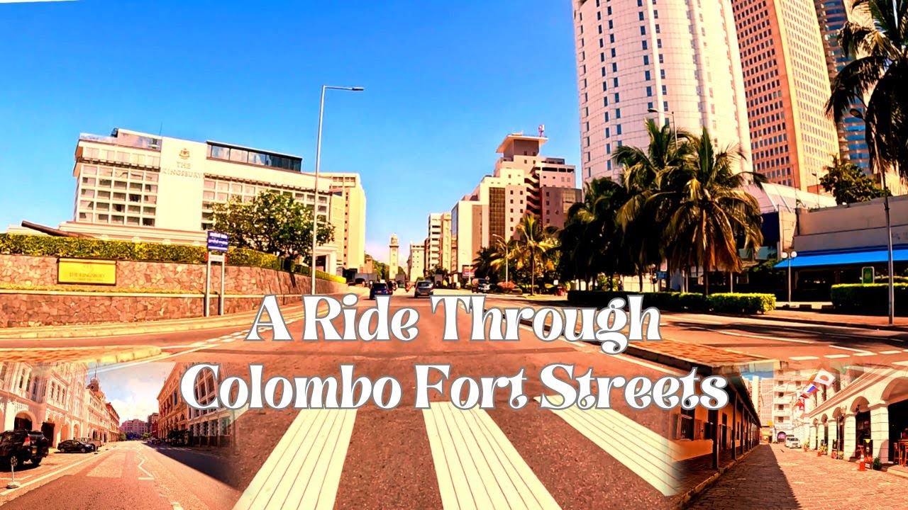 A Ride Through Colombo Fort Streets (4k, 50fps).