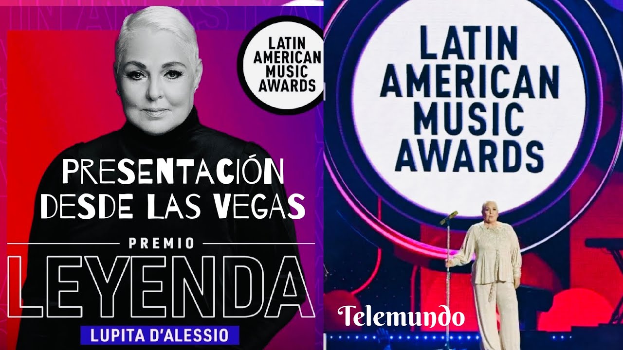 LUPITA  D'ALESSIO LATIN MUSIC AWARDS PREMIO LEYENDA