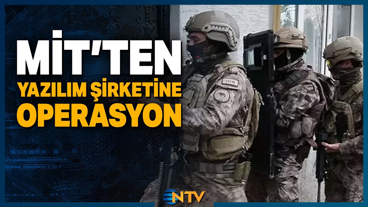Son Dakika: MİT'ten Sendikalara Yazılım Hizmeti Veren Şirkete Operasyon | NTV