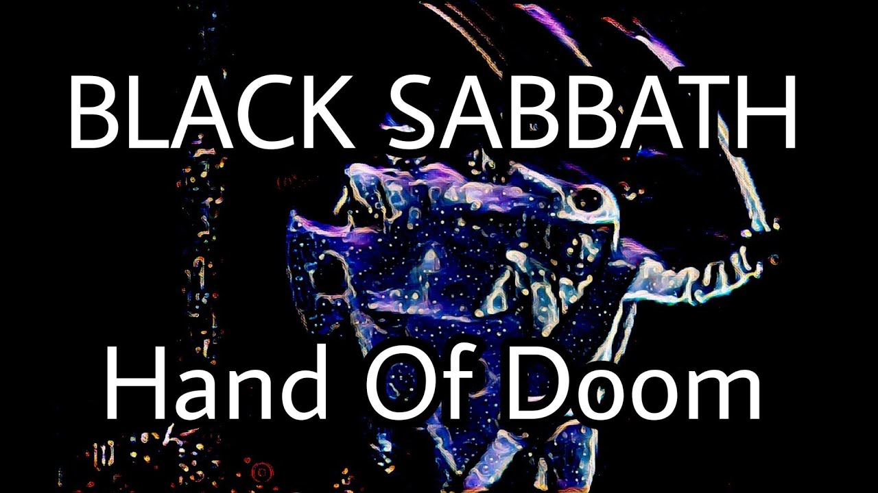 BLACK SABBATH - Hand Of Doom (Lyric Video)
