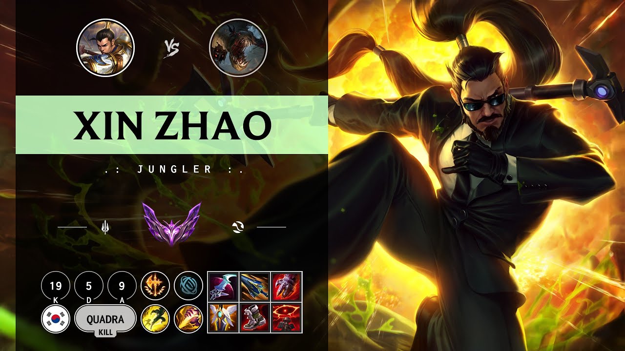 Xin Zhao Jungle vs Fiddlesticks - KR Master Patch 14.10