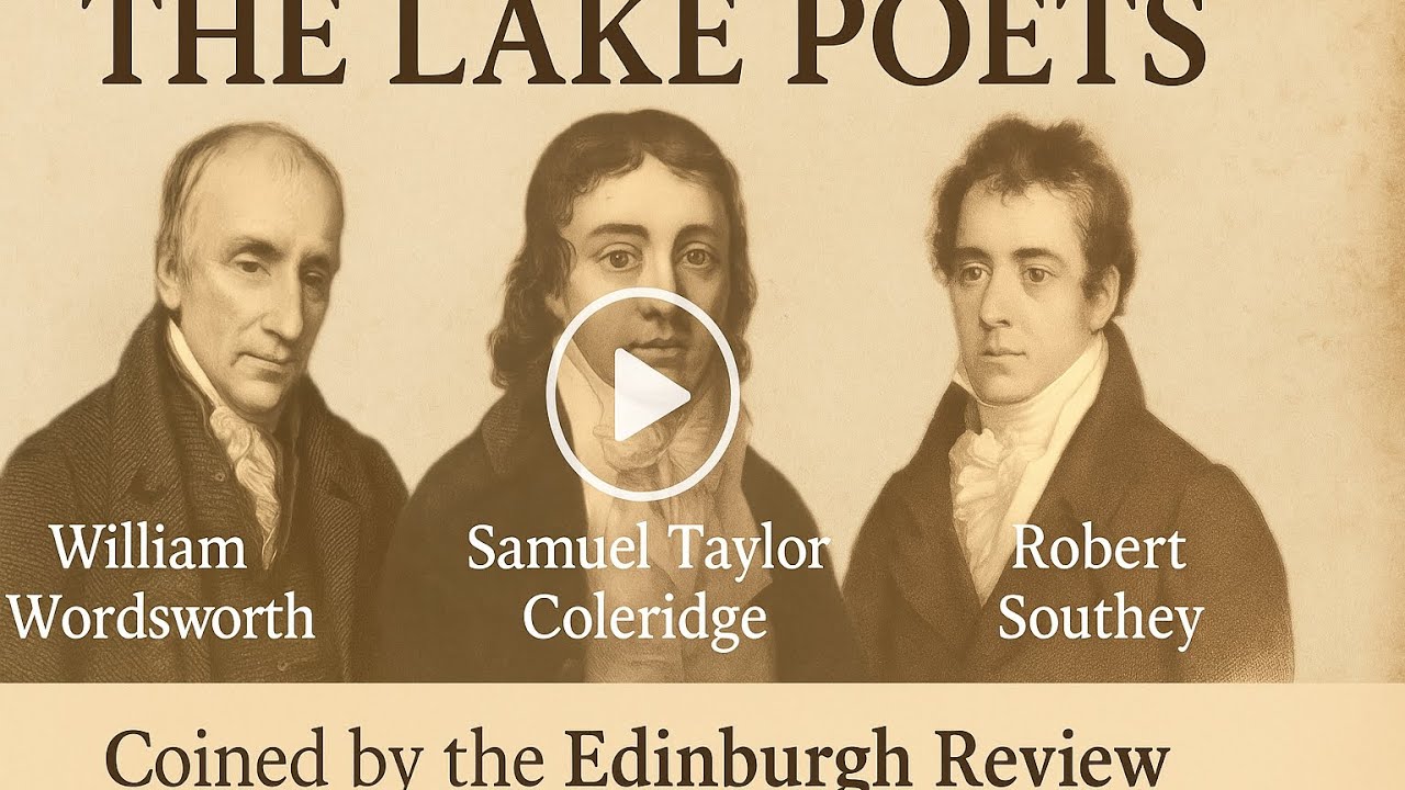 Meet the Lake poets| Wordsworth, Coleridge, southey||