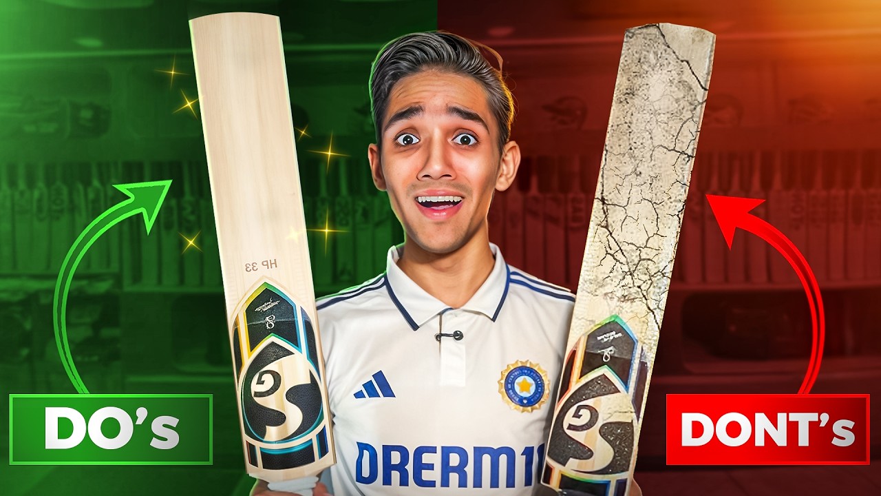 How to Prepare a New Cricket Bat🏏| Full Knocking & Oiling Guide🔥| Cricket Cardio Tips