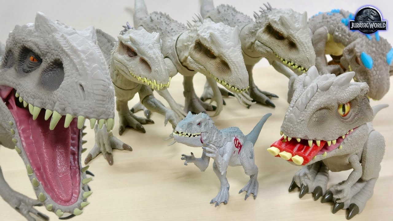 【Jurassic World】光る!吠える!激しく動く! インドミナスレックス フィギュアコレクションを一気に見ていきます🦖
