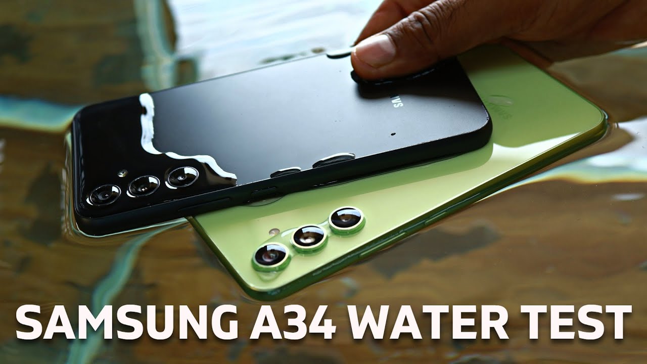 Samsung Galaxy A34 5G 30 Minutes Water Test | Durability
