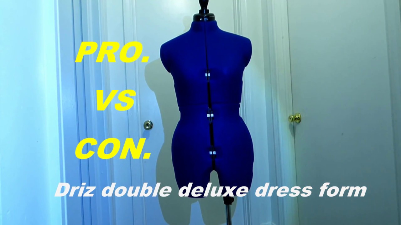 Pros & Cons Driz double deluxe dress form adjustable size - หุ่นแบบปรับขนาดได้