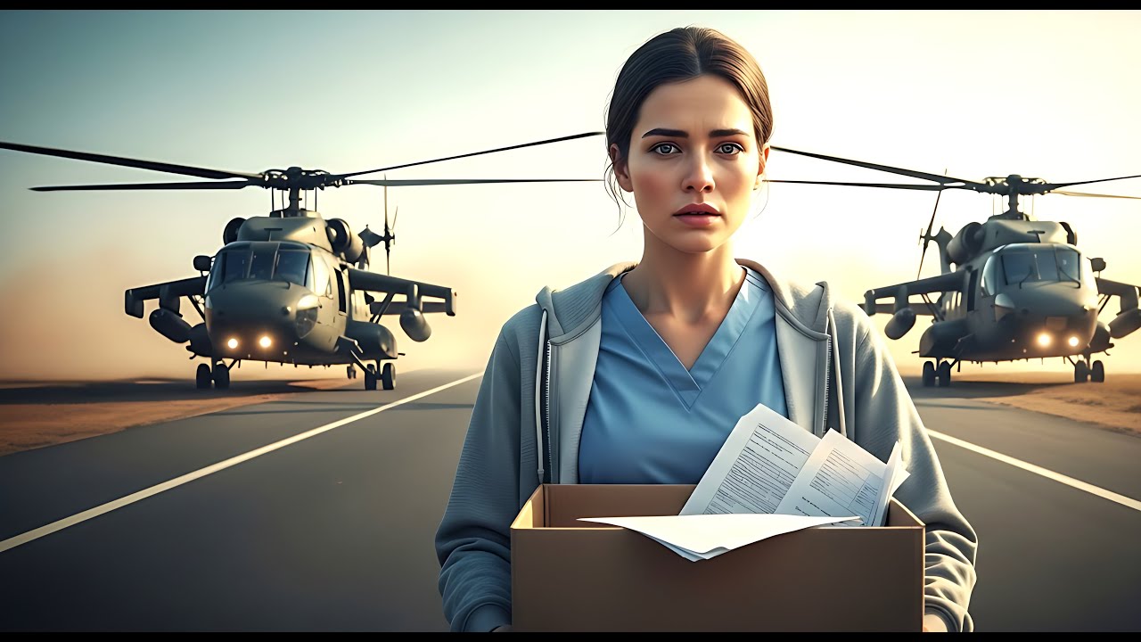 They Fired the Nurse — Then Two Military Helicopters Landed for Her