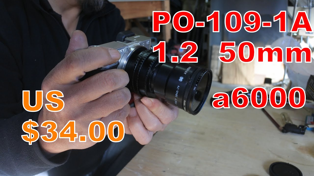 PO-109-1A 1.2  50mm (16kp 50mm f1.2/16КПА-1,2  50) USSR  take a picture by a6000.
