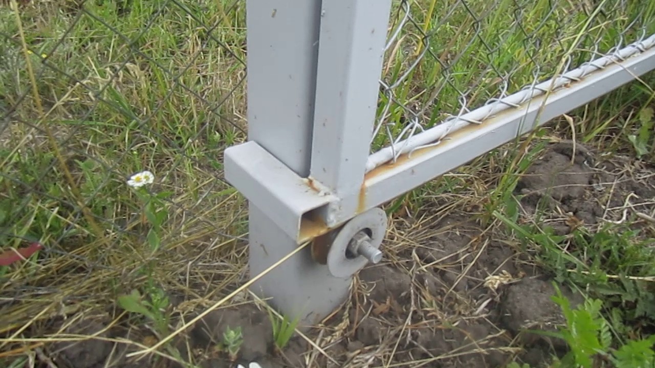 Откатные (сдвижные) ворота своими руками