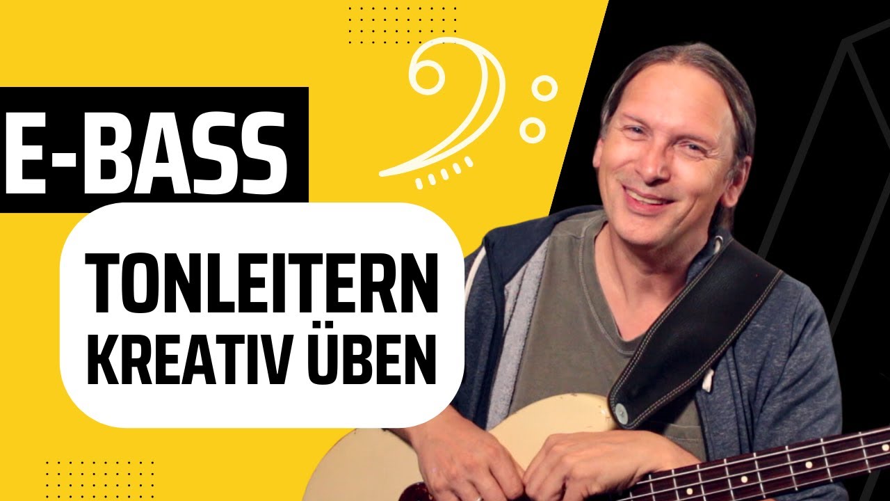 Diese praxisnahen Tonleiter Übungen helfen dir beim Bass lernen