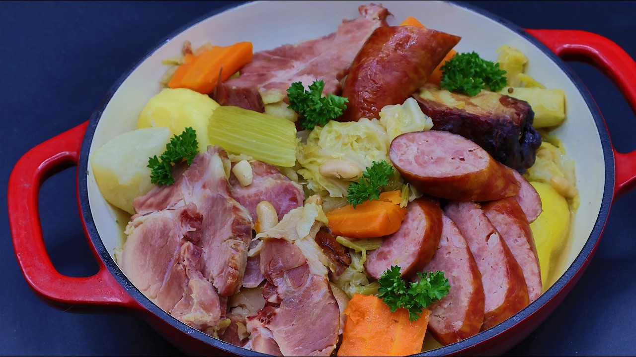 Ma potée lorraine au cochon fumé et salé dans les Vosges