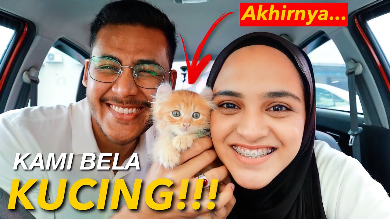 WE FINALLY ADOPT THE CUTEST KITTEN EVER! -*Aisyah dah tak takut kucing!*