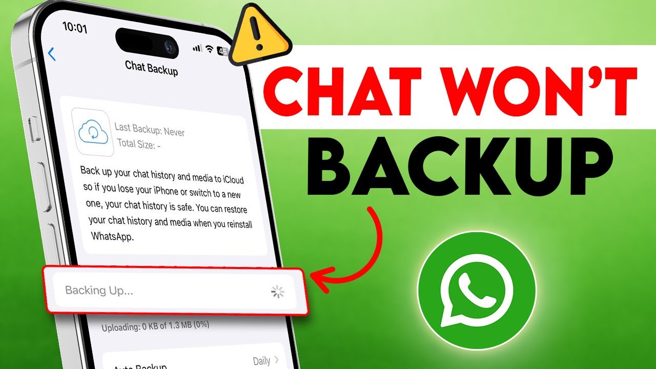 Solve WhatsApp Chat Backup Problem on iPhone | Quick Fixes