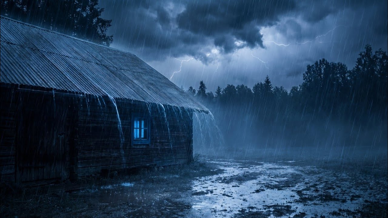 Soothing Rain and Thunder Sounds for Stress Relief and Relaxation