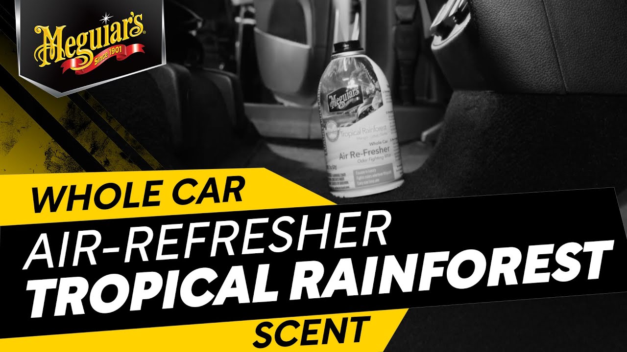 Meguiar's Car Air Refresher Mist – Lasting Car Interior Freshener – Tropical Rainforest Scent