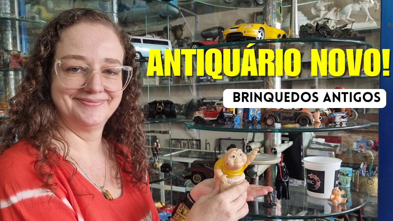 TOUR de ANTIQUÁRIO | Cheio de Curiosidades e Brinquedos Antigos #antiguidades #reliquias #nostalgia