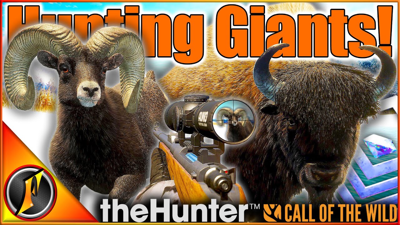 Охота на великанов в снегу! | Diamond Wood Bison и другие | Call of the Wild