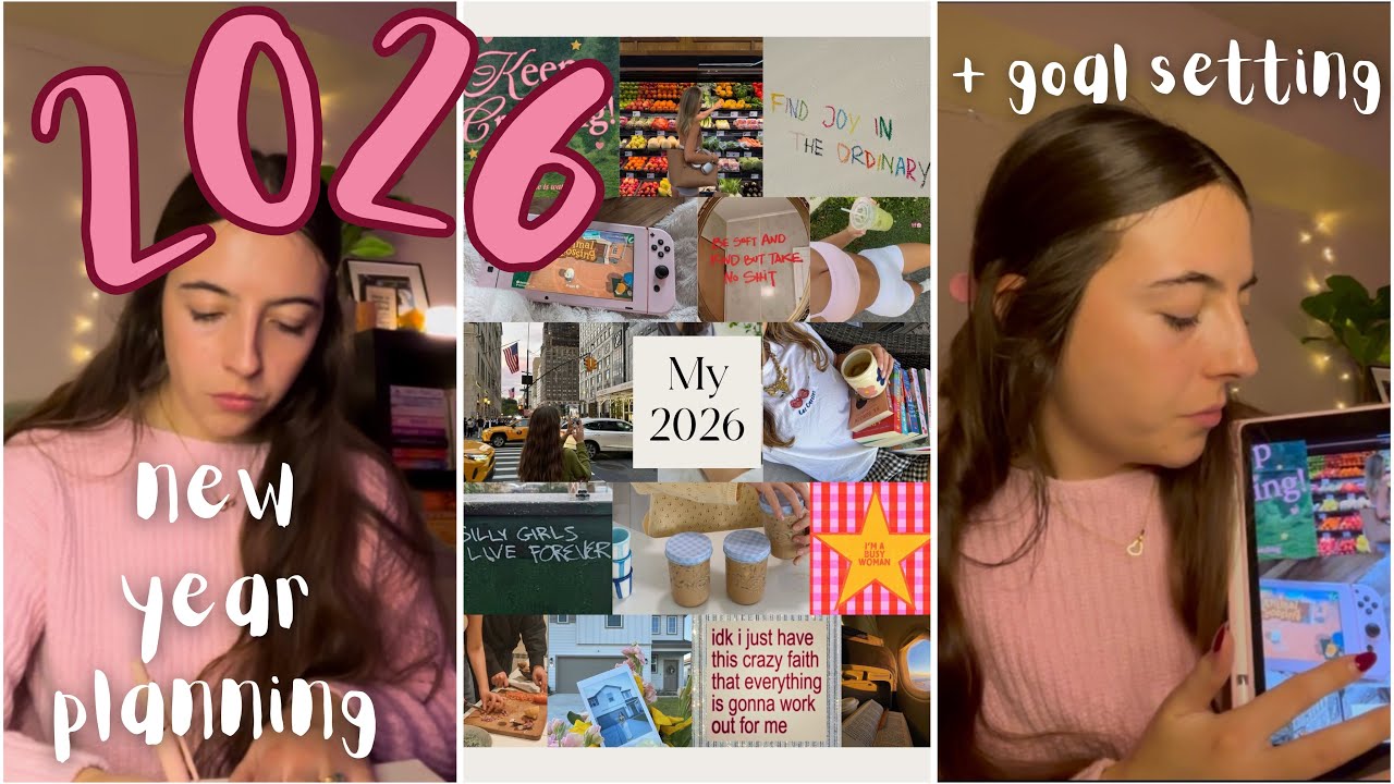 2026 new year planning + goal setting!! ⭐️📝💓| *realistic average girl version* 
