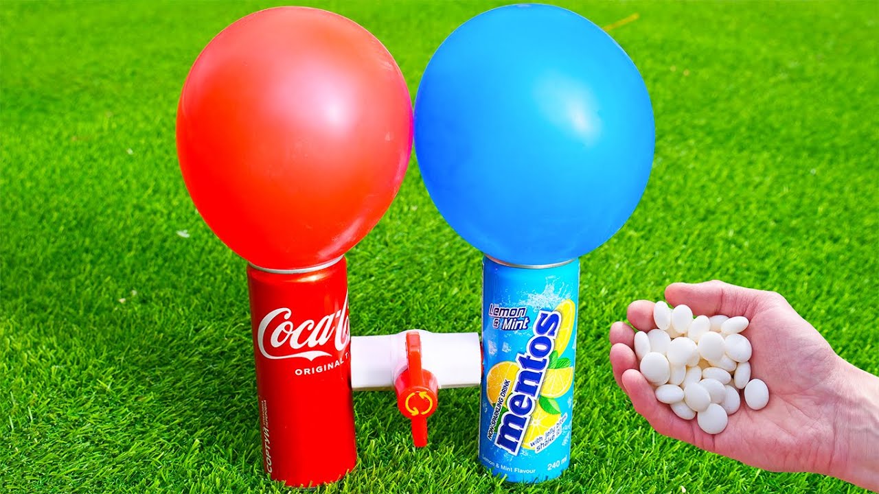 Эксперимент: Coca Cola vs Mentos