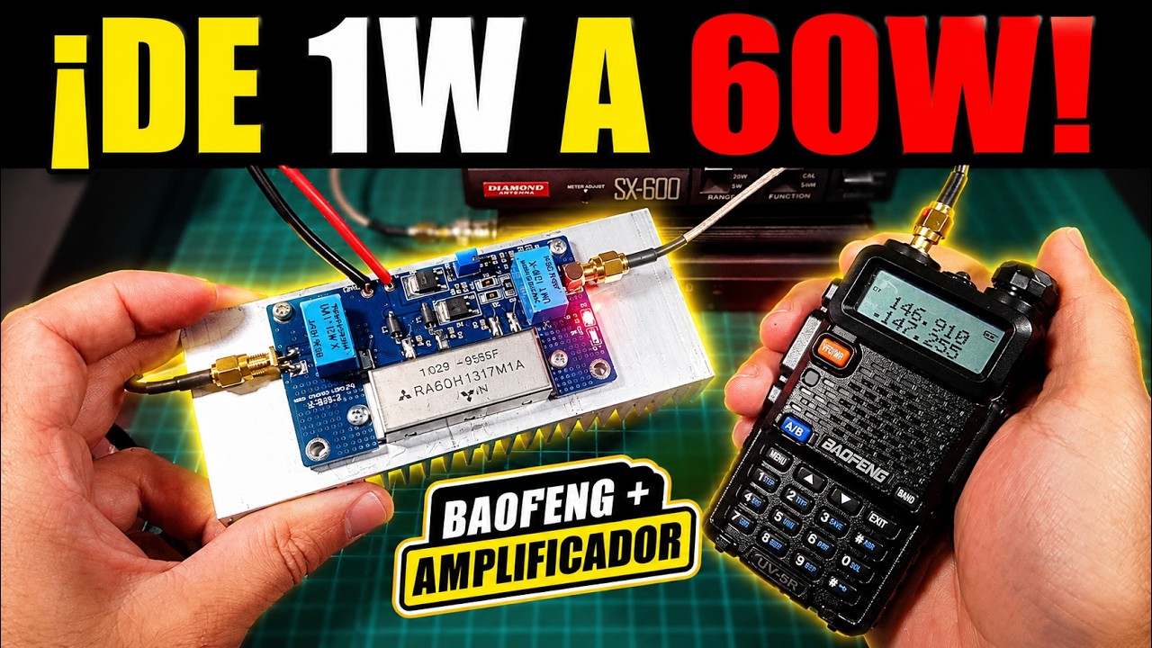 MULTIPLICA X10 LA POTENCIA DE TU BAOFENG !! CON ESE AMPLIFICADOR DE VHF DE BG7SGM