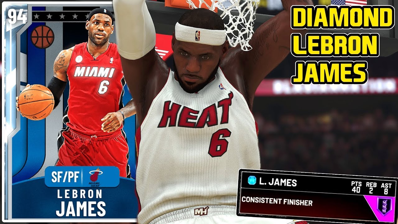 DIAMOND LEBRON JAMES GAMEPLAY! RIM RUNNING GLITCH! NBA 2k20 MyTEAM