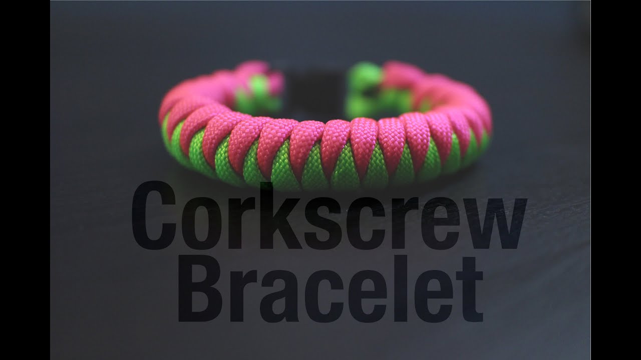How To Make A Super Easy Corkscrew Paracord Bracelet
