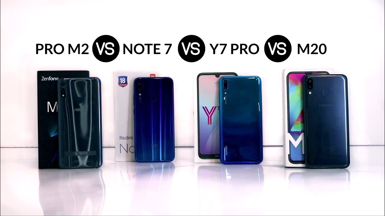 M20 VS Note 7 VS Pro M2 VS Y7 Pro, Mana yang Lebih Unggul?