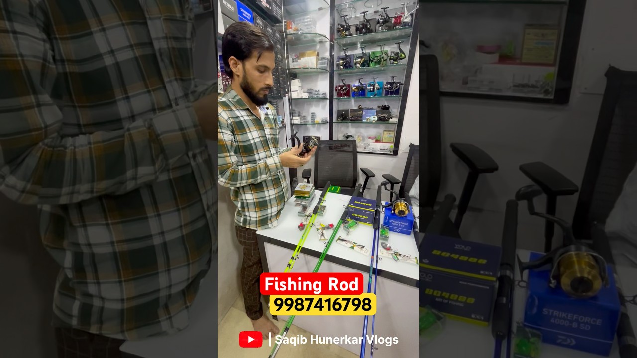 Fishing Rod Combo | Fishing Rod Market Mumbai | Saqib Hunerkar Vlogs