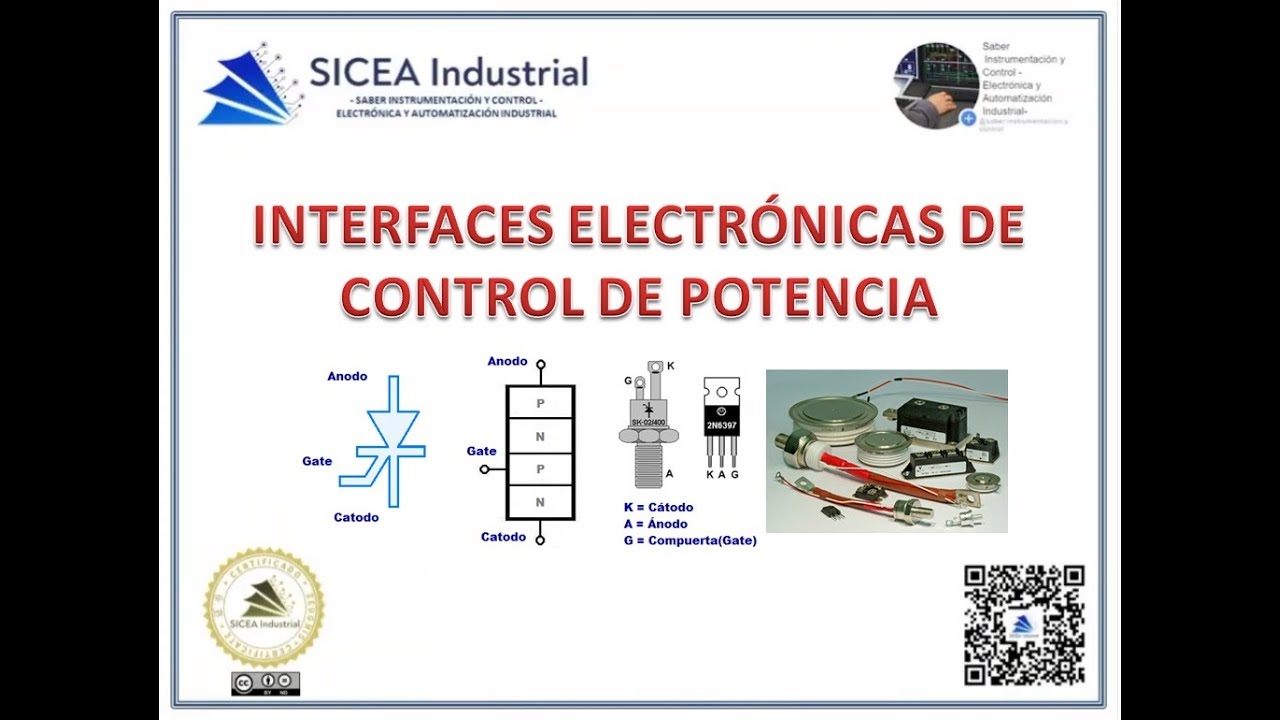 CONTROL DE POTENCIA CON TIRISTORES (Interfaces) 👷🏻‍♂️