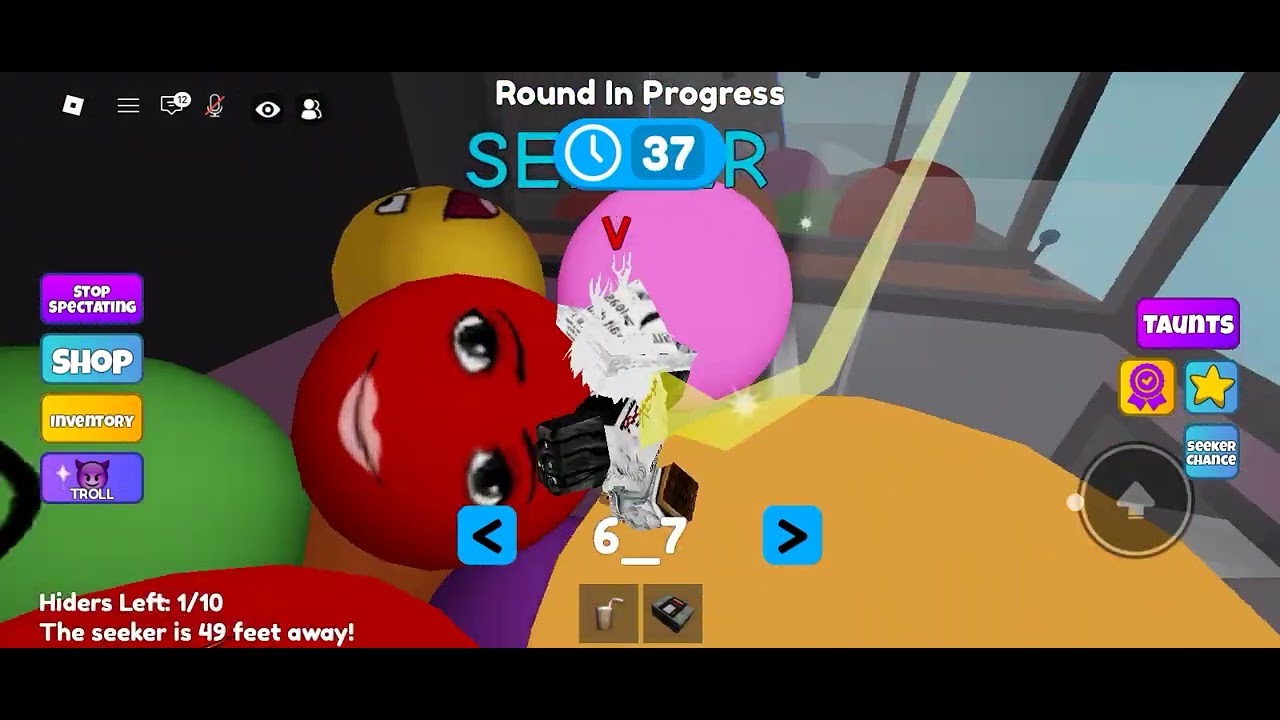 Hide and Seek Extreme Roblox Mobile Gameplay