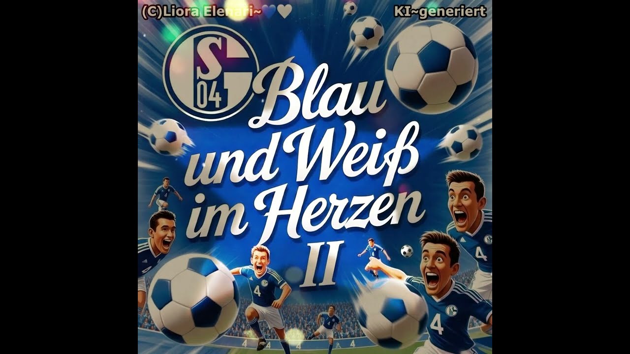 Blau uns Weiß im Herzen II (KI)