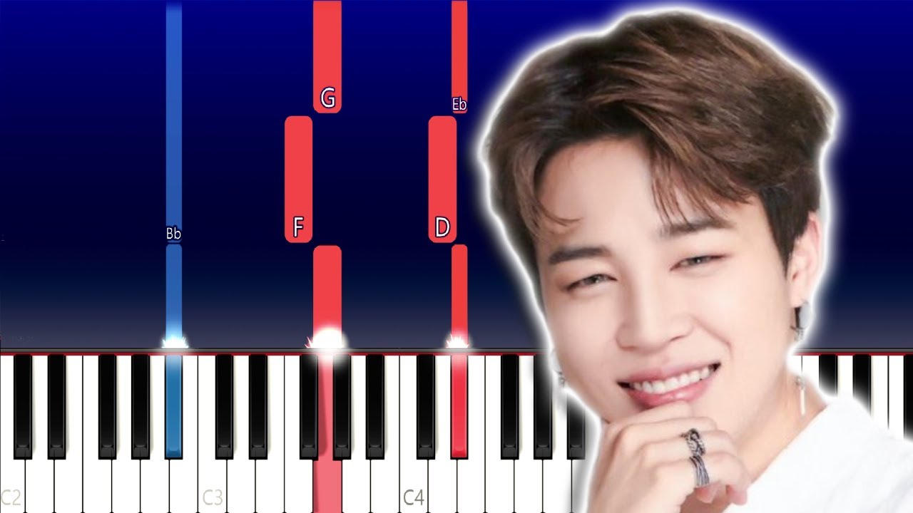BTS Jimin X Ha Sungwoon - With You (Piano Tutorial)