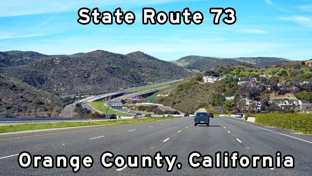 California Highway 73  North - San Joaquin Hills Transportation Corridor - January 2024