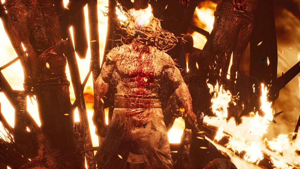 Hellblade: Senua's Sacrifice - Surt boss fight