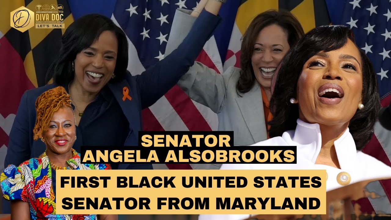ПЕРВЫЙ ЧЕРНОКОЖИЙ СЕНАТОР США ОТ ШТАТА МЭРИЛЕНД | СЕНАТОР АНДЖЕЛА АЛСОБРУКС | DIVADOCLETSTALK |