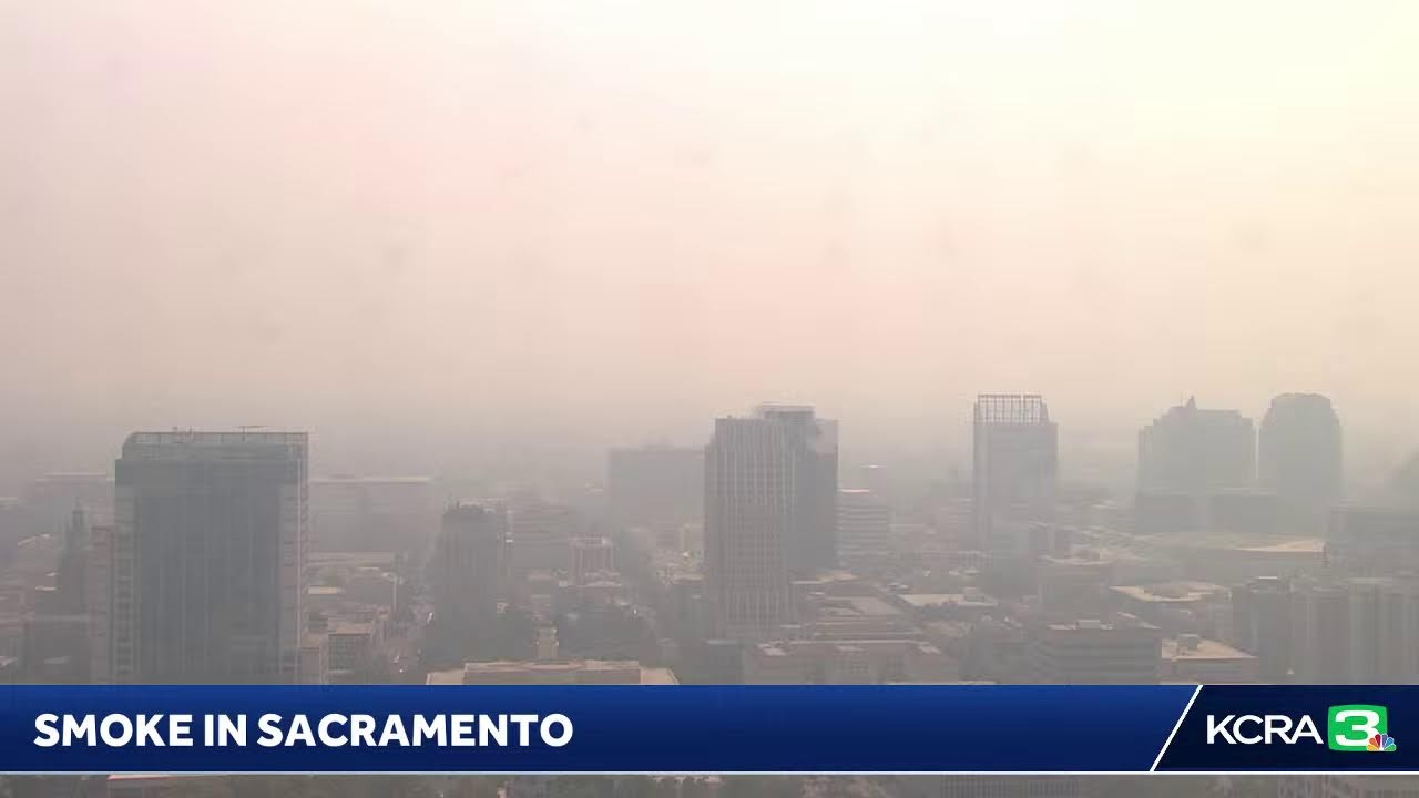 Here’s a live look at the smoke that has settled in the Sacramento region on Saturday