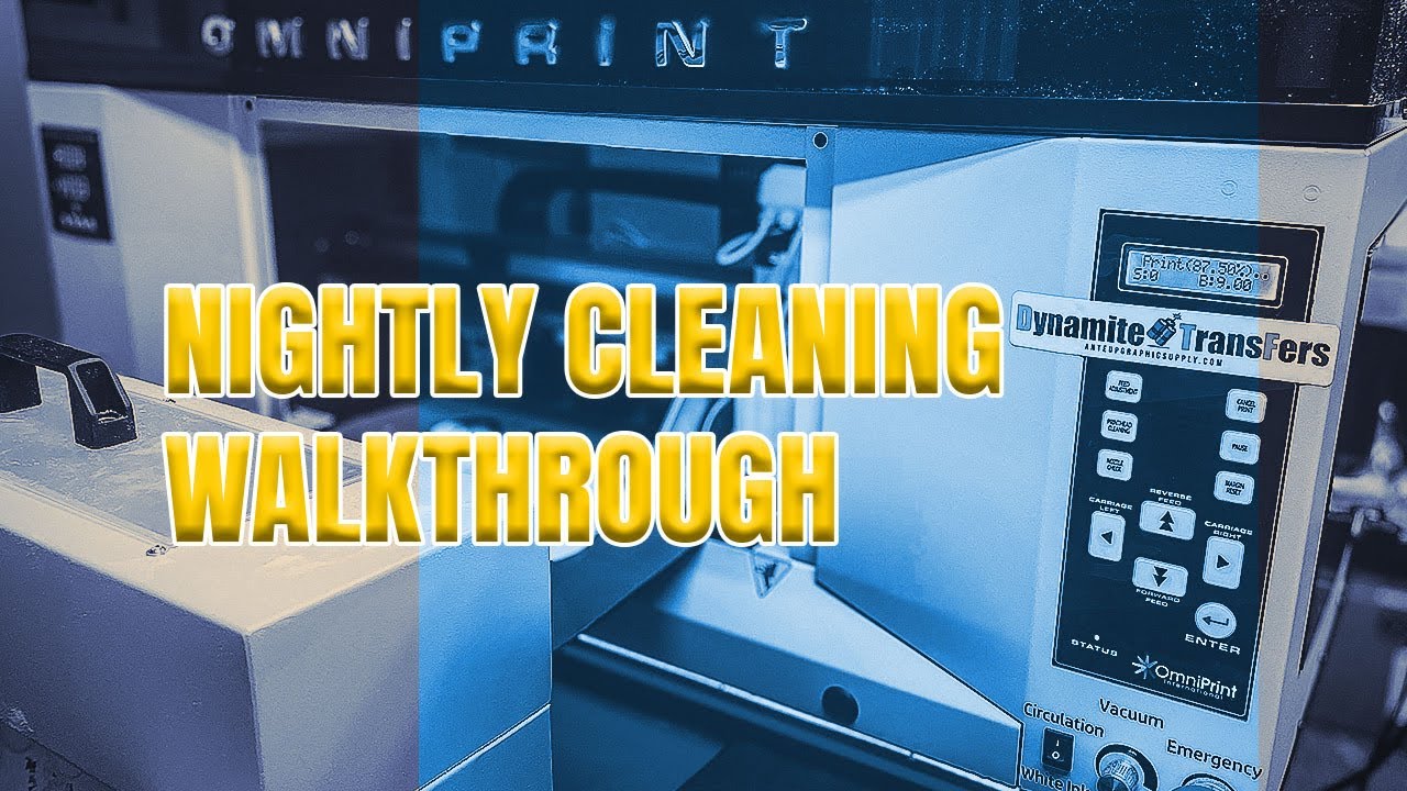 DTF Machine Maintenance: How to Clean it at Night for Maximum Performance