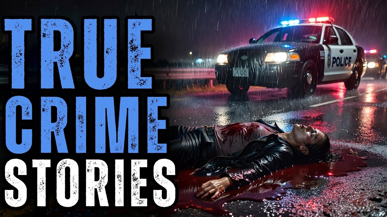4 Disturbing True Crime Stories for Sleep with Rain Sound & Light Thunder | Raining Screen | Vol 045