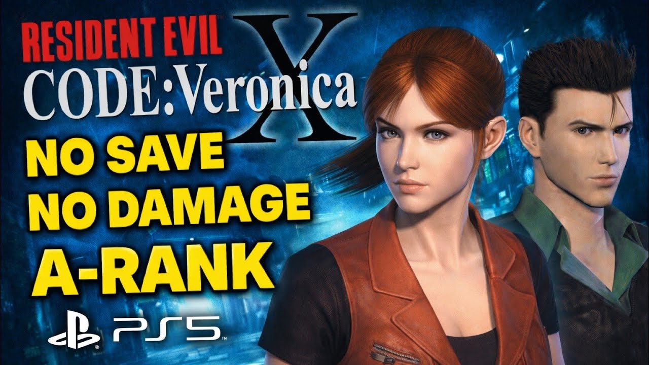 Resident Evil CODE: Veronica X (PS5) - No Save, No Damage, A-Rank